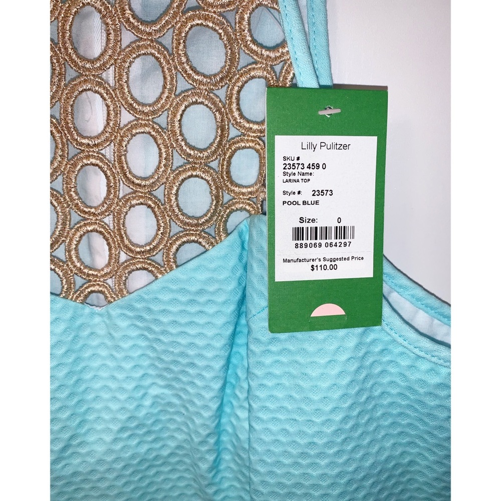Lilly Pulitzer Larina Top - Picture 3 of 3